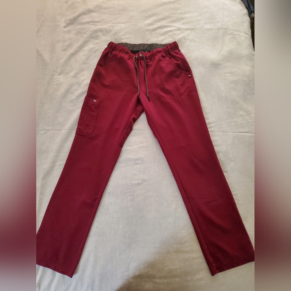 Koi Wine Scrub Pants
